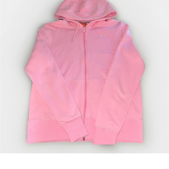 Nike Vintage Pink Full Zip Hoodie Jacket Women’s Large - Picture 4 of 7